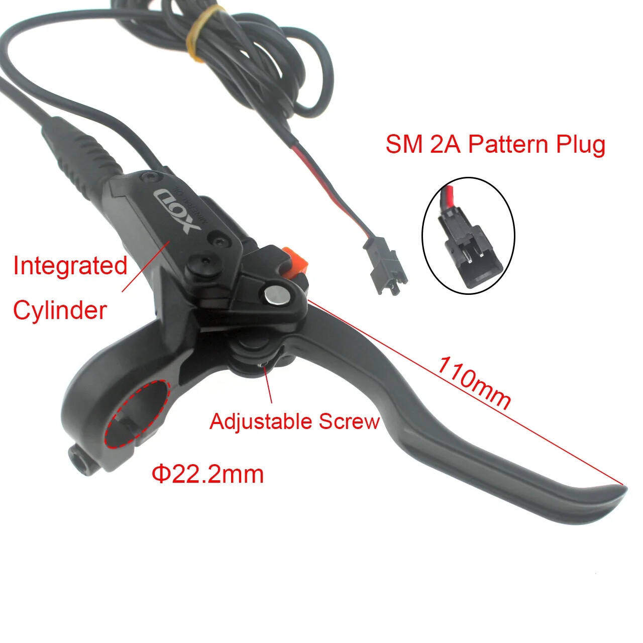 E-Bike MTB Hydraulic Disc Brake Power Off For Driving Oil Disc Brake