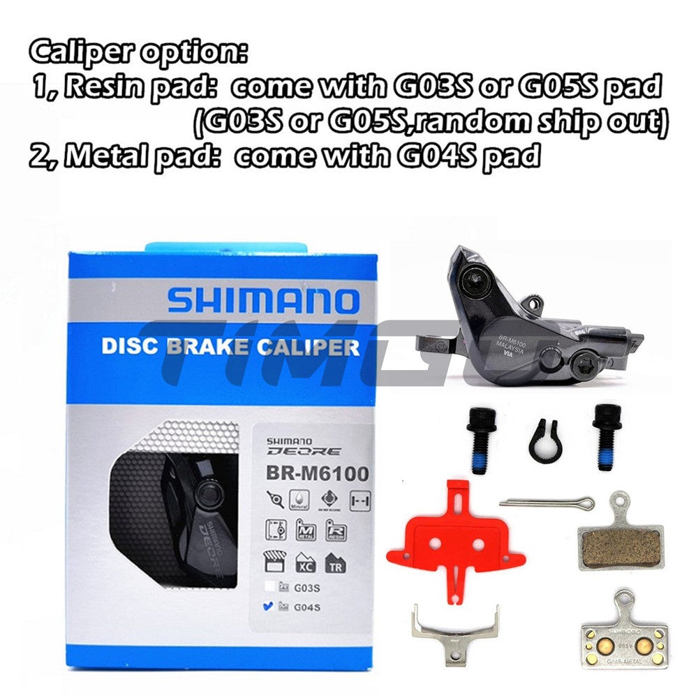 Shimano Deore M6100 Hydraulic Disc I-SPEC EV Brake Lever 2-Piston Caliper Box