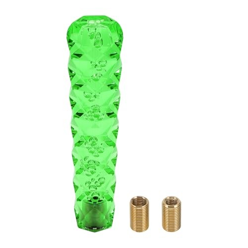 Diamond Pattern Crystal Shift Knob Universal for Automatic and 20cm Green