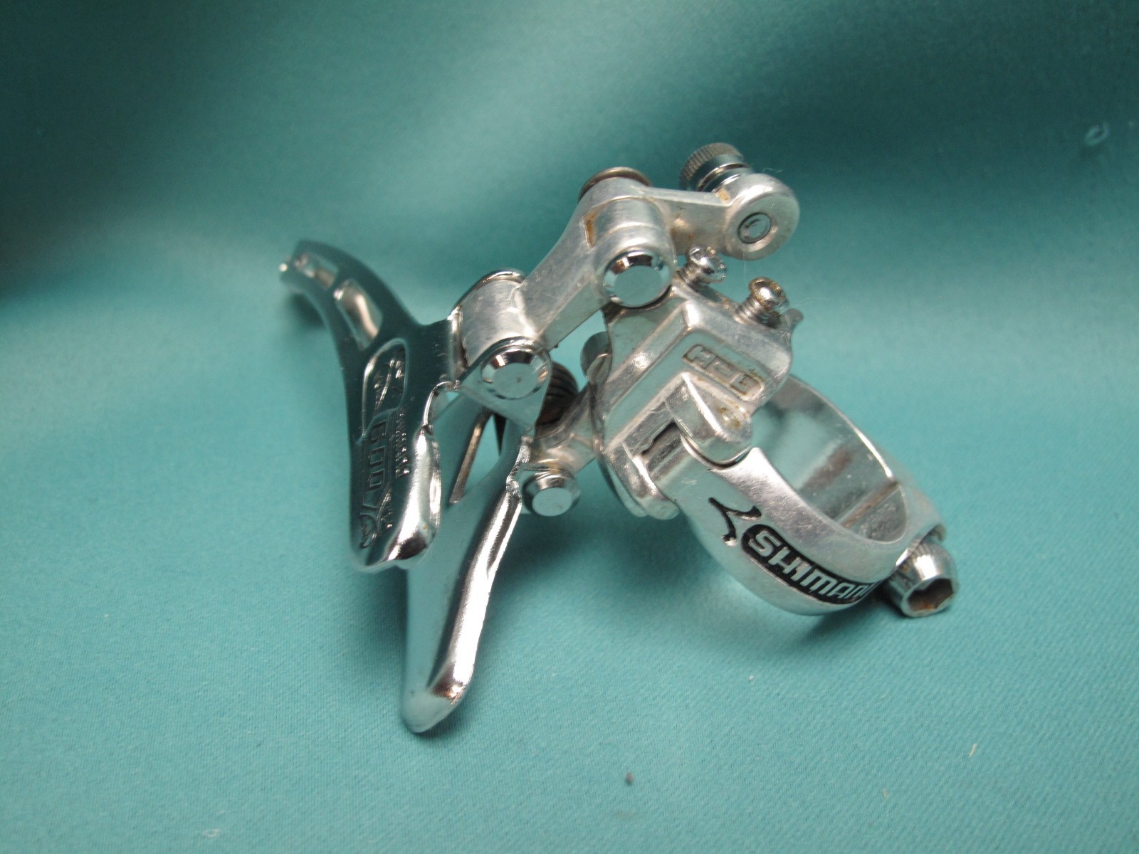 Shimano 600 Arabesque Front Derailleur 28.6mm Clamp Double