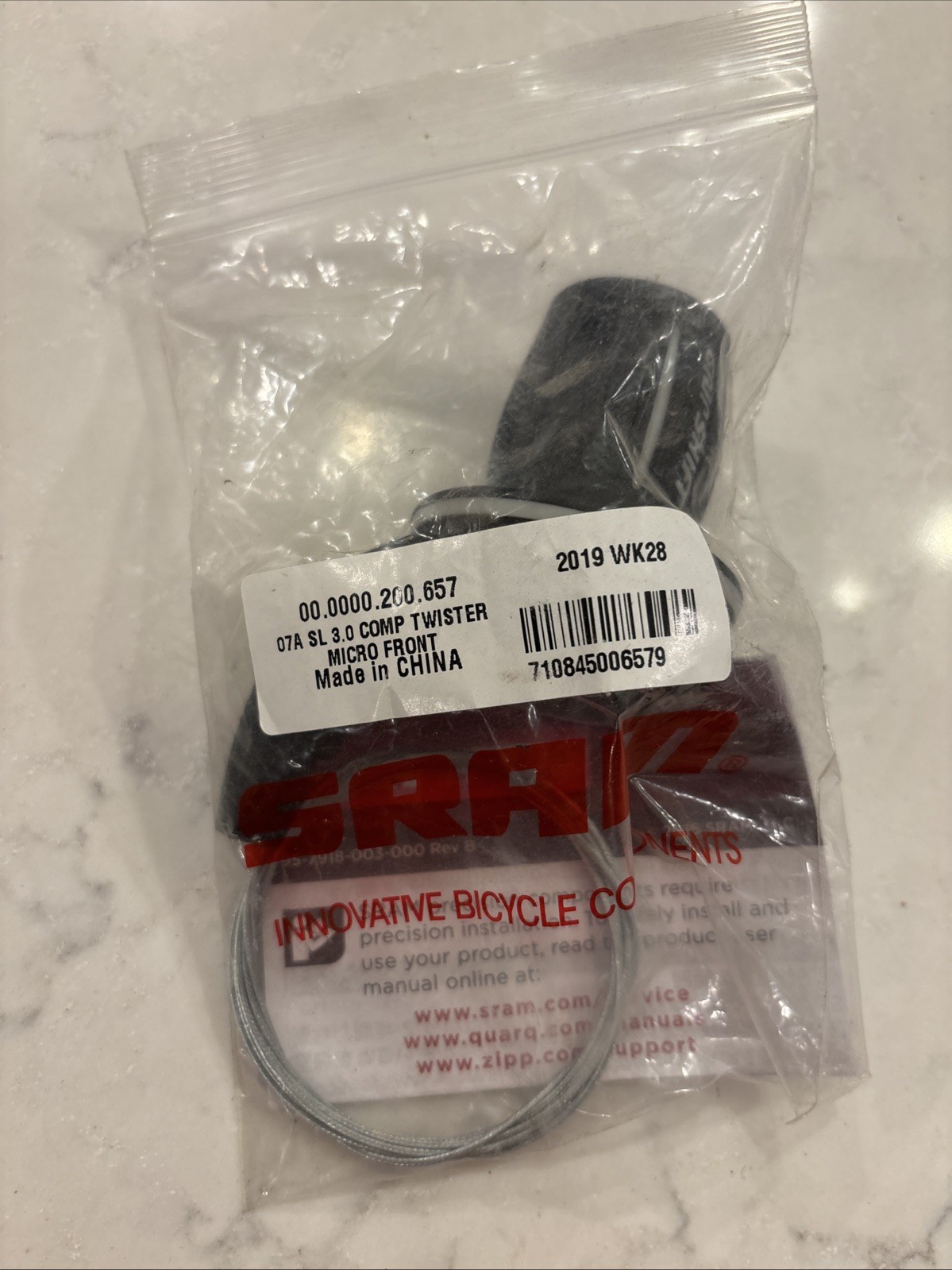 SRAM 3.0 Comp Gripshift bike shifter Micro Front 3 Speed Twister Shifter