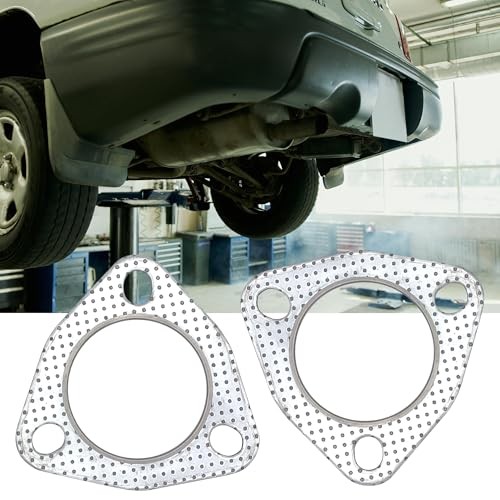 2.25 Inch Exhaust Gasket 3-Bolt 58mm Muffler Flange Header High 2.25 in