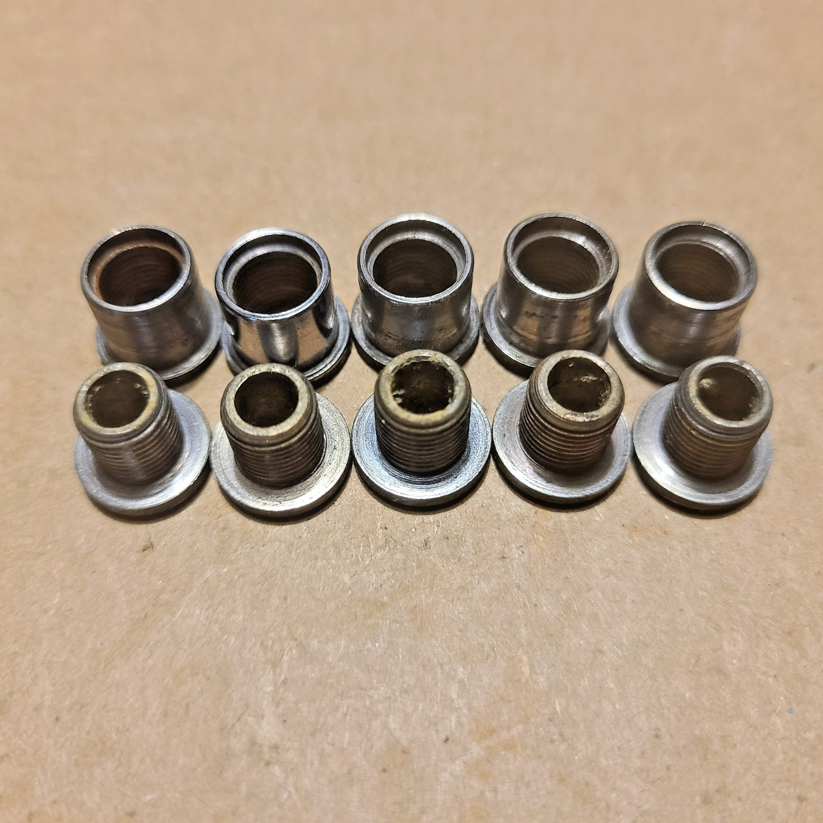 Vintage Nervar Chainring Bolts & Nuts Set of 5 Double Crankset Motobecane French