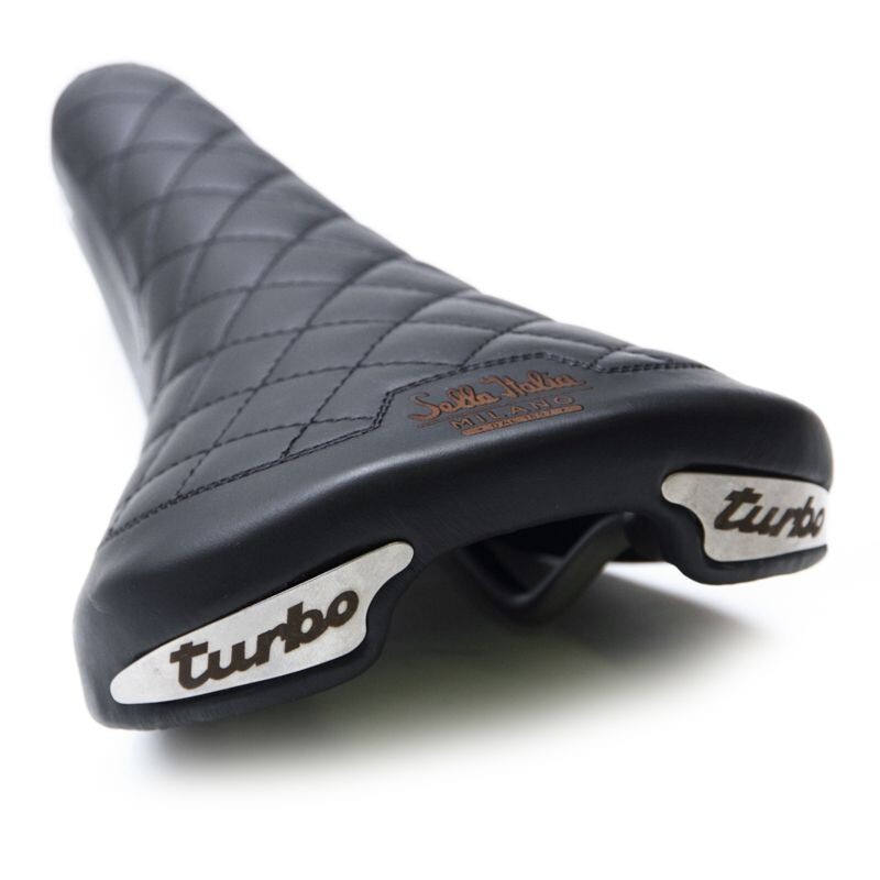 Selle Italia Turbo Bonnie Saddle 10.82×5.75 inch FeC Alloy Black JAPAN NEW