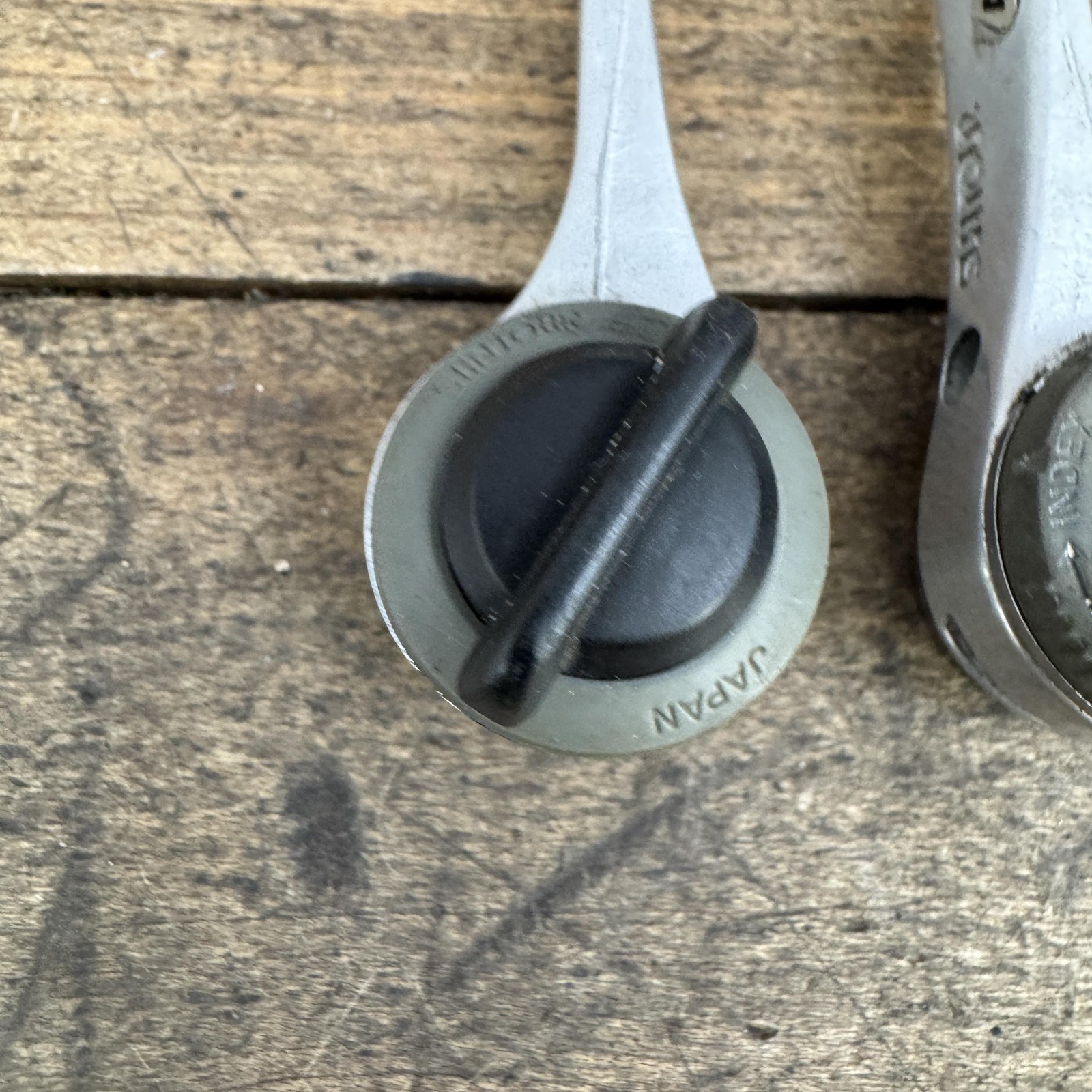 Vintage SunTour AccuShift Power 6 Speed Down Tube Shifter Set Silver Japan