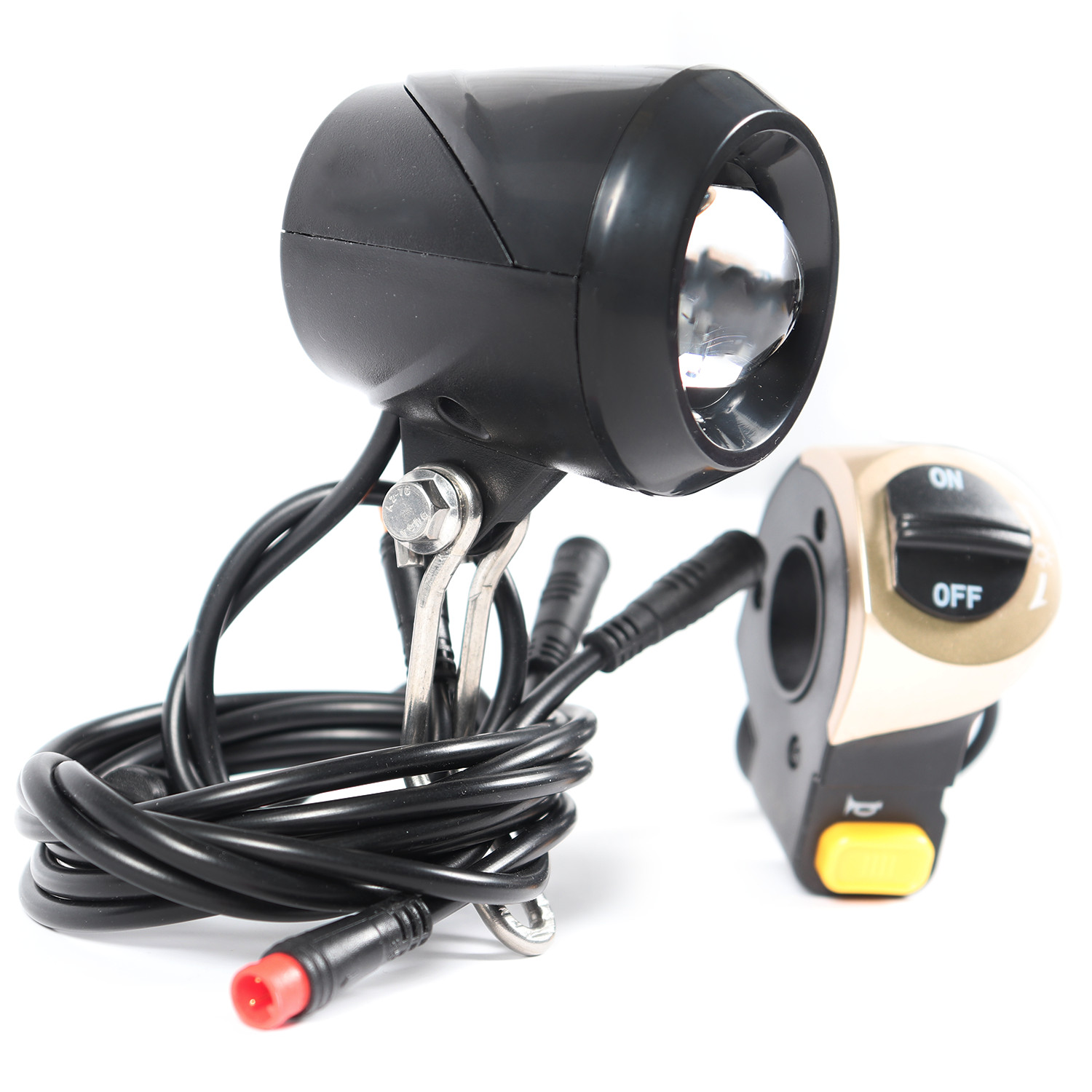 eBikeling LED Light Front Headlight with Horn for Electric Bicycle