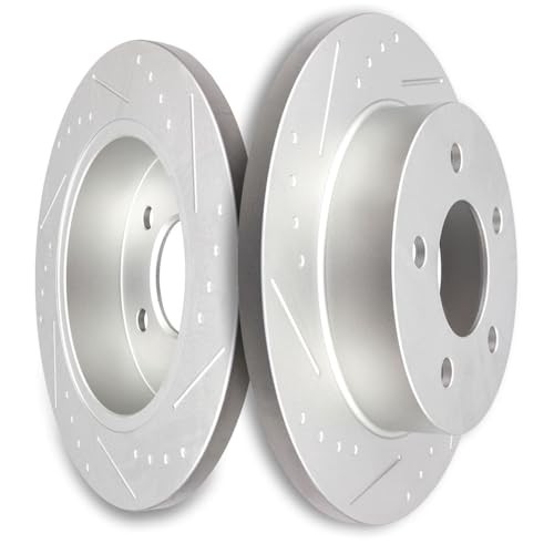 Disc Brake Rotors Kits 54017 Rear Solid Brake Rotors Fit For Ford For Mustang