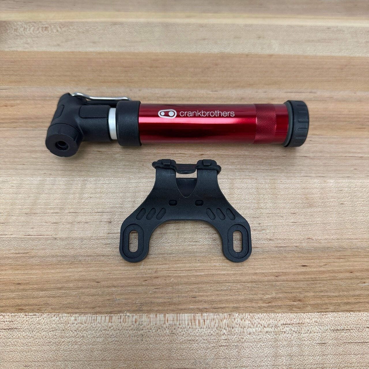 Light Use! Crankbrothers Gem Red Small Bike Frame Pump 153g