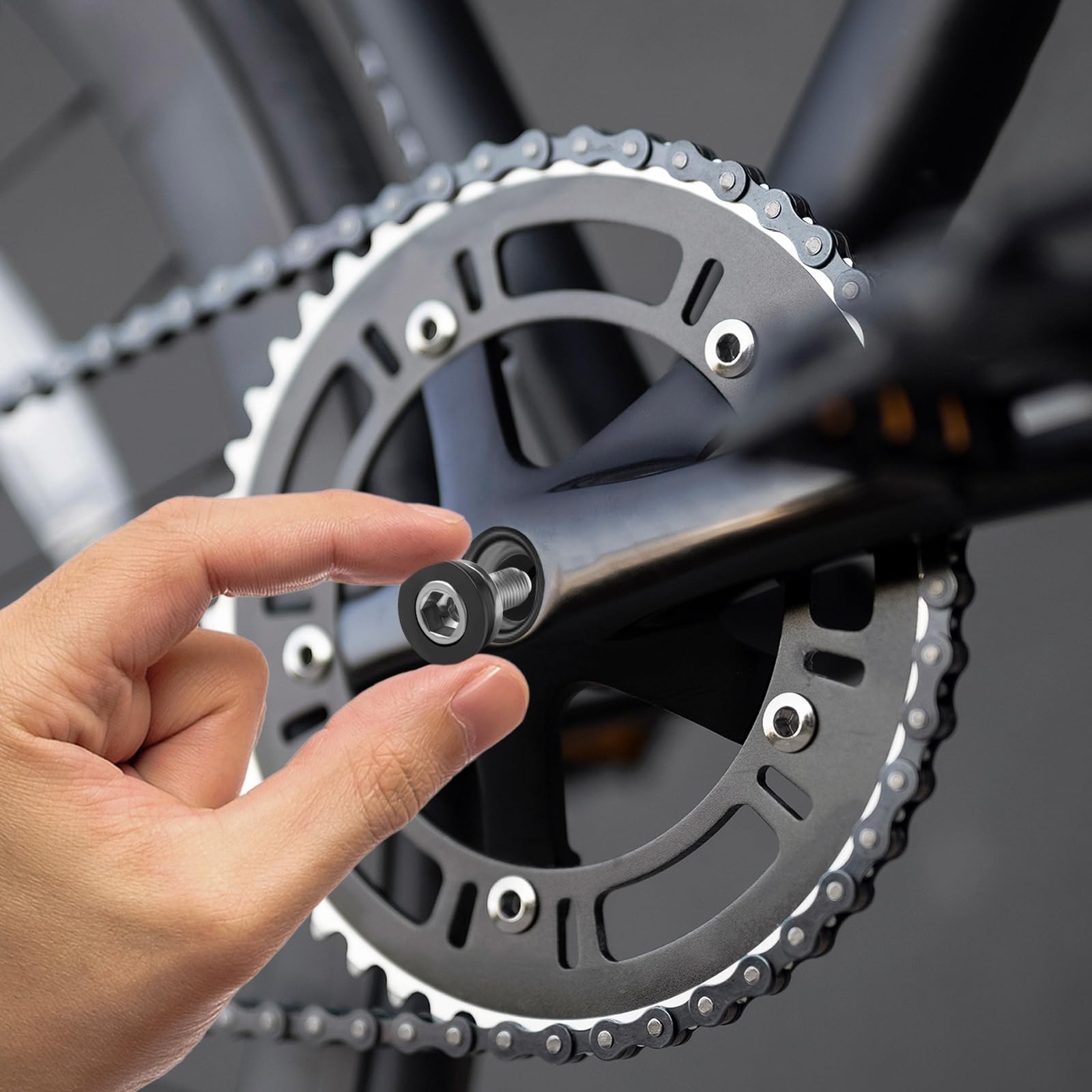 6 Pcs Bike Hex Crank Arm Fixing Bolts, Crank Arm Bolt 8mm, Bike Crank Bolts, …