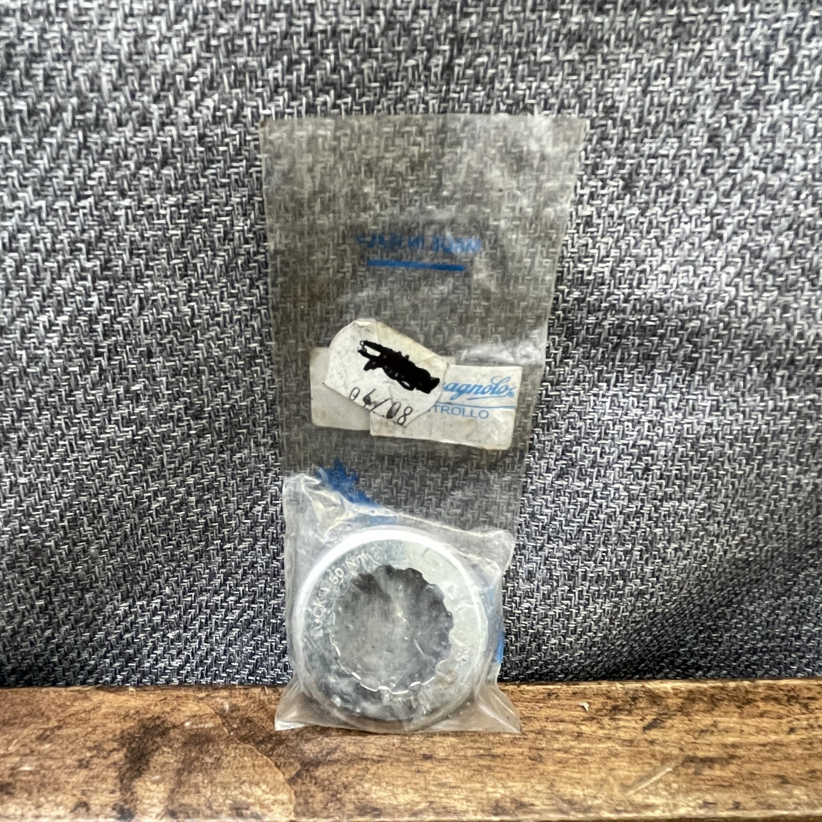 Campagnolo Cassette Lockring CS-401 Silver Steel Road Bike Italy NOS New