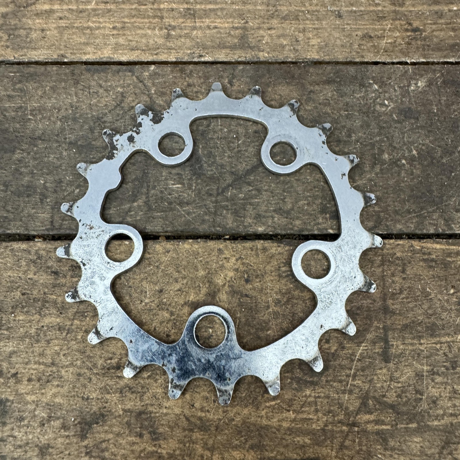 Vintage Shimano SG Chainring 22 Tooth 22t 58 BCD J-22 TB Chrome Steel Granny