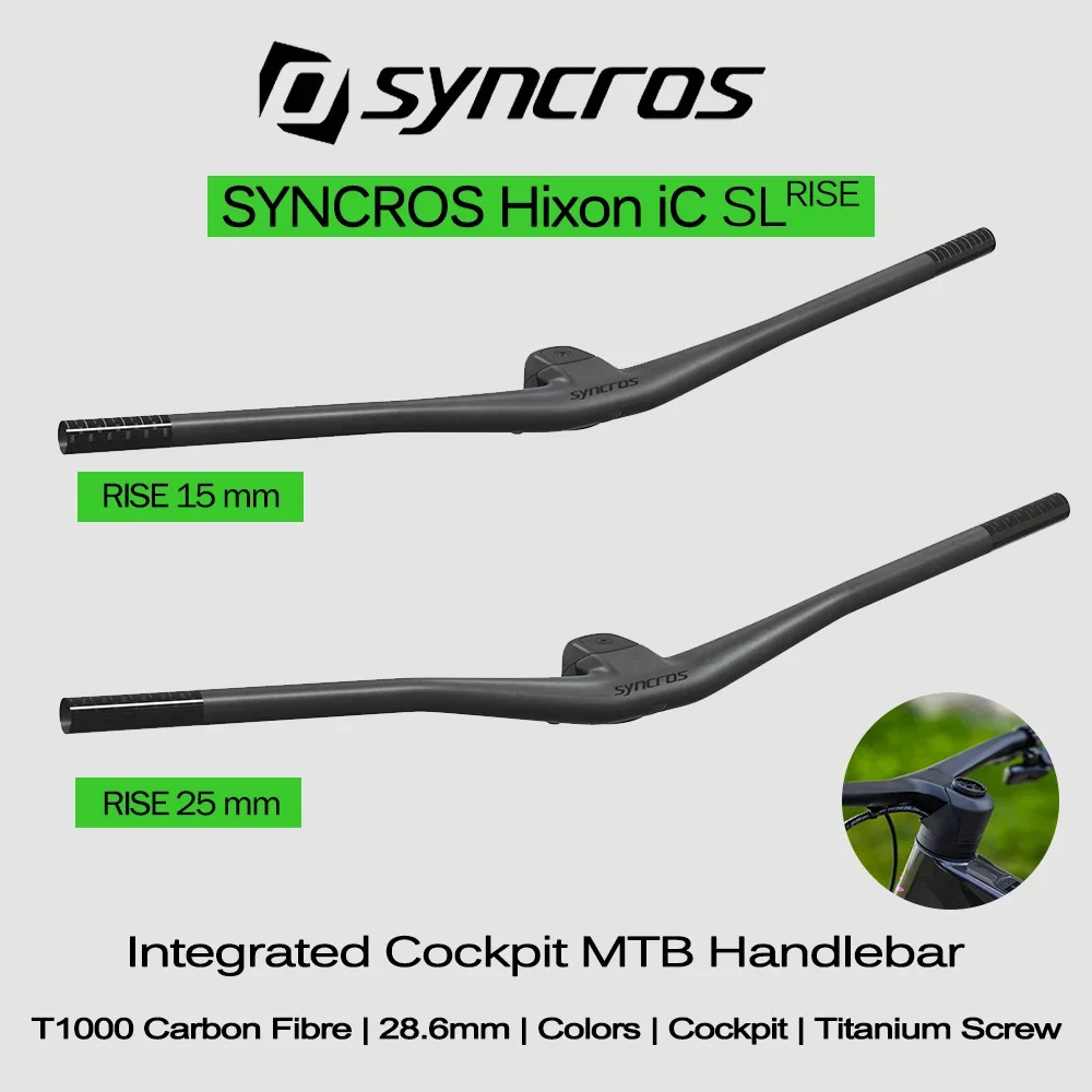 SYNCROS Integrated MTB Handlebar For Sparks Frame 4/5 degree Rise 15mm/25mm Rise