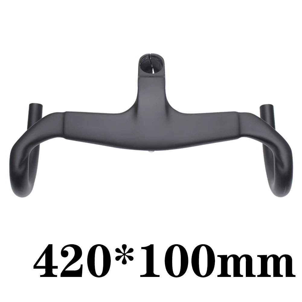 Carbon Road Bicycle Racing Integrated Handlebar 28 6mm Lightweight Bent Bar