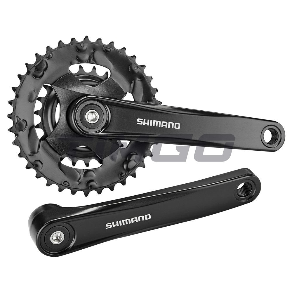 Shimano Altus FC-M315 2×7/8 Speed Crankset Square Taper 36-22T BB-UN101