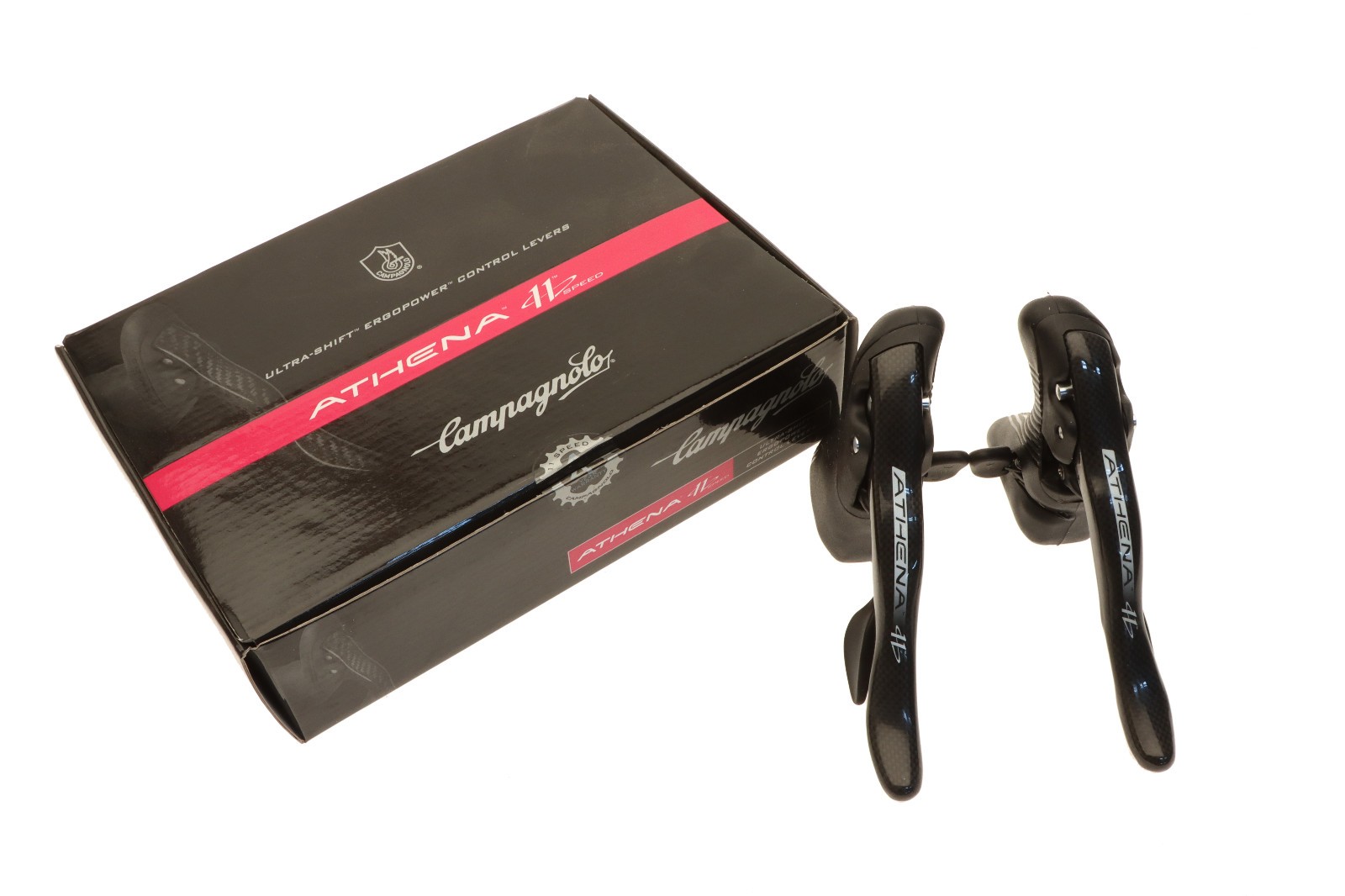 Campagnolo Athena 11 Speed Carbon Ergopower Brake Levers Shifters NOS NEW