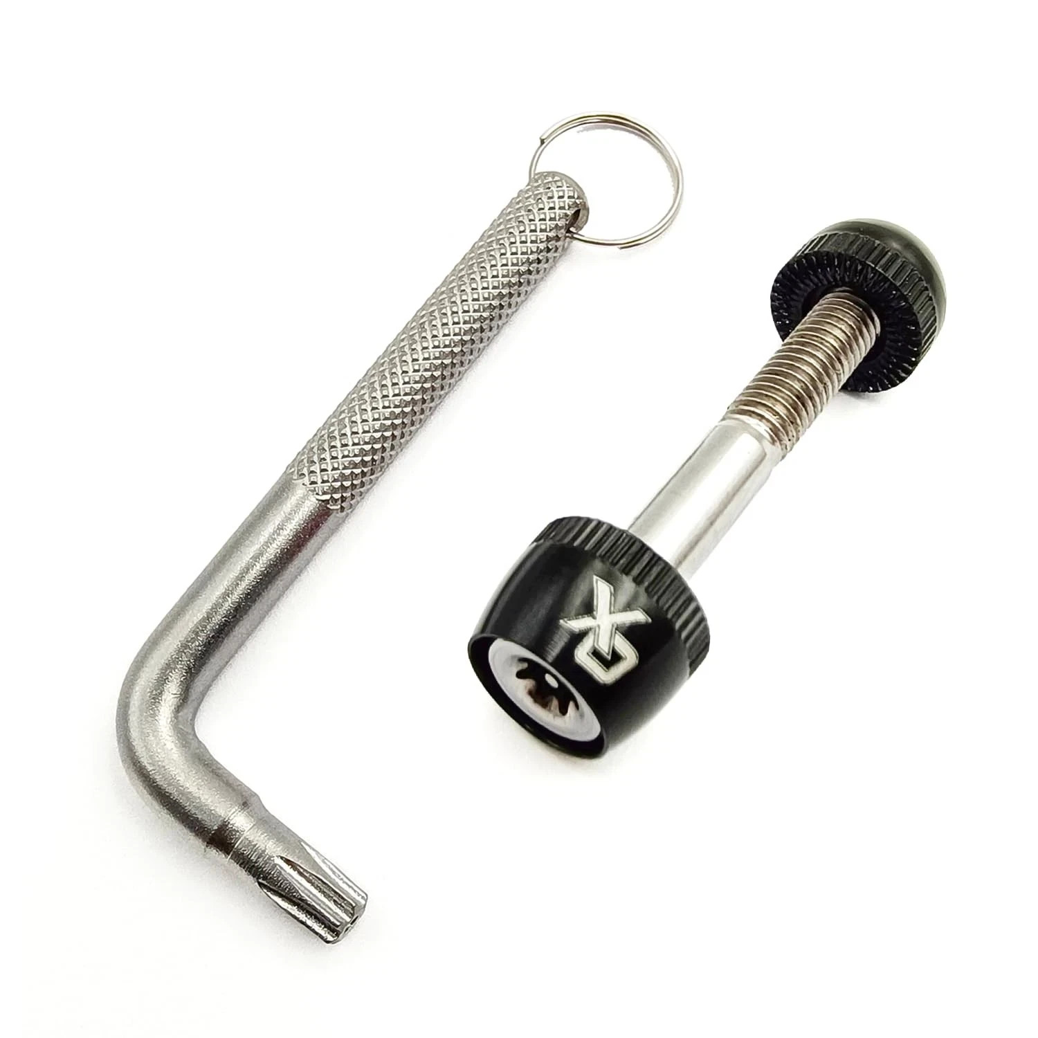 ONIPAX Bike Binder Bolt Alloy Seatpost Clamp One Size, Anti-Theft(Black)
