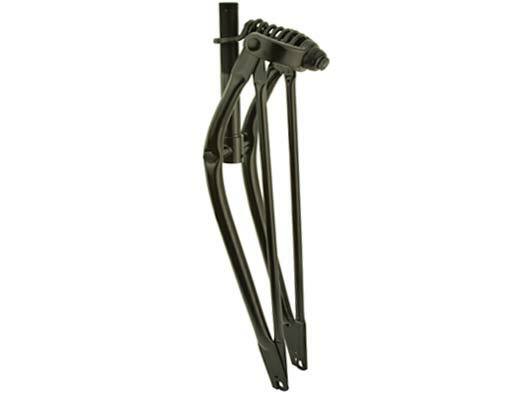 ALTA Steel Plated 1″ Threaded Springer 26″ STRAIGHT Spring Fork 1″ Black