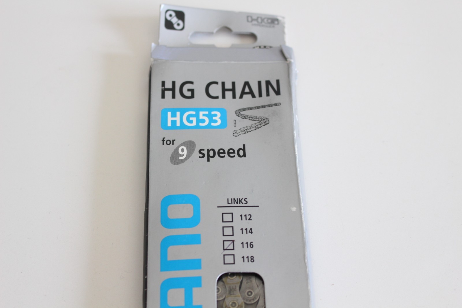 Shimano HG53 Hyperglide Bike Chain 116 L for 9 Speed NEW