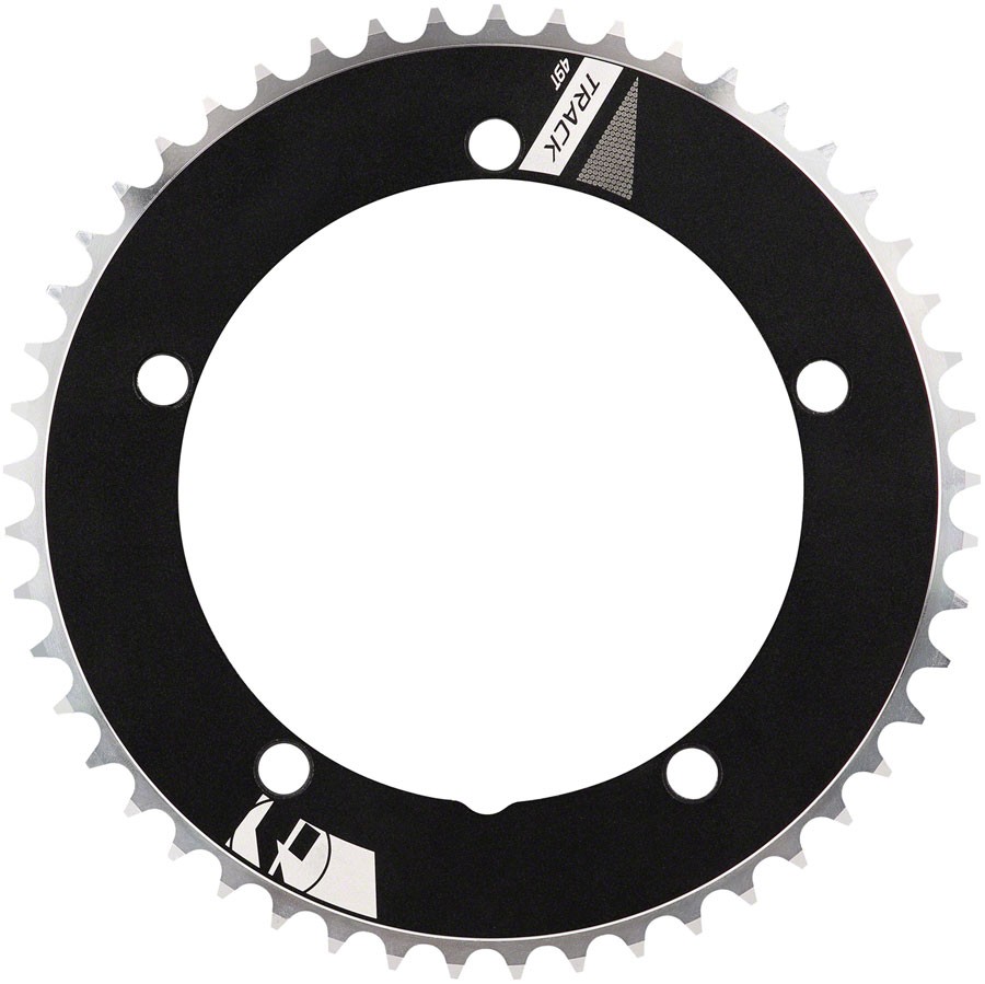 Vision Track Chainring – 49t, 144BCD, 5-Bolt, Black