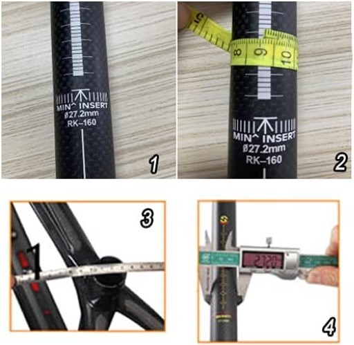 Lightweight Carbon Fiber Seatpost 27.2/30.8/31.6mm