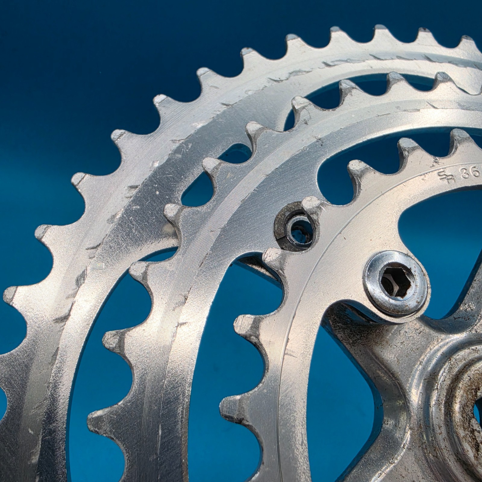 Sakae SX Triple Square Taper Crankset 170mm 28/38/48t 110/74 BCD 5 Bolt g6