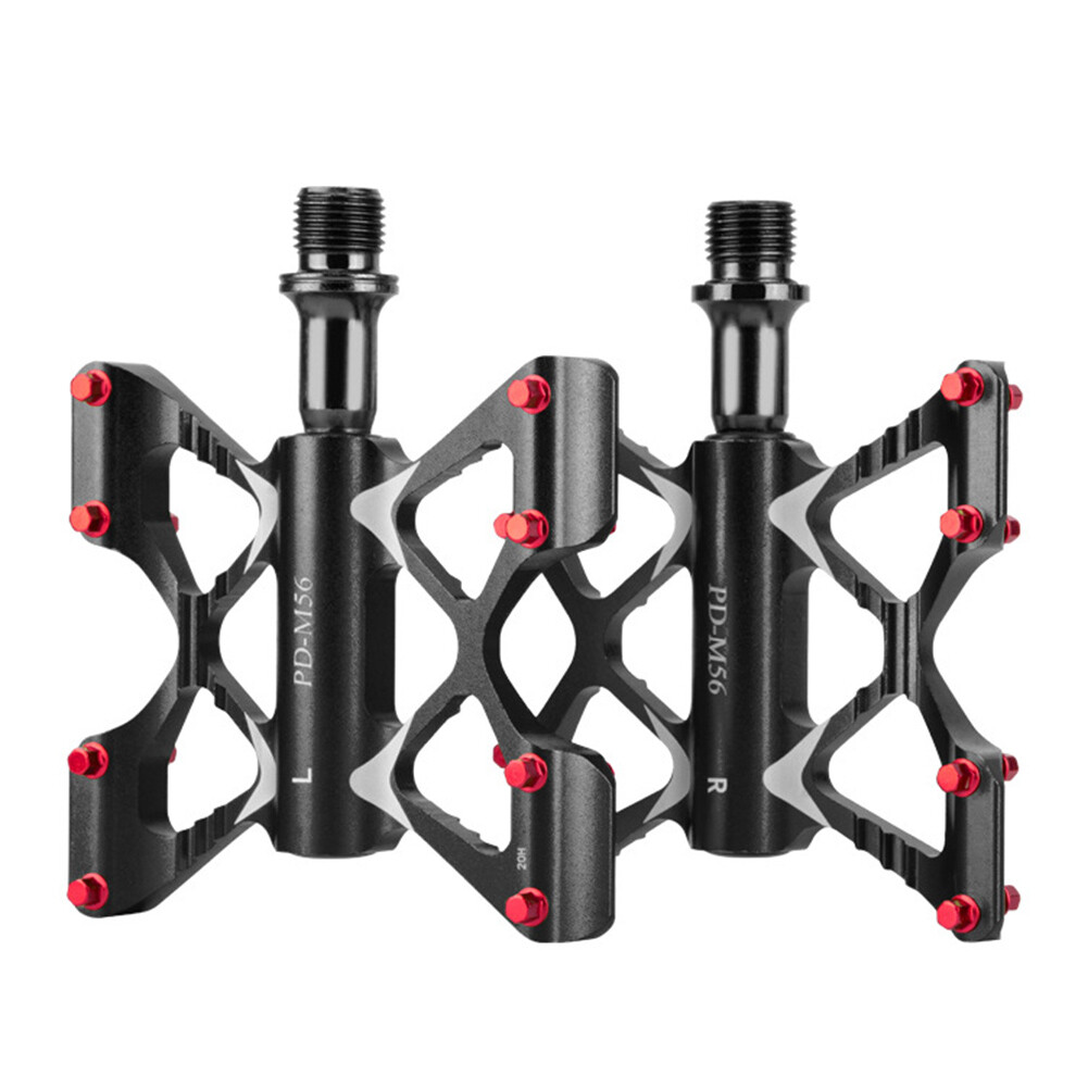 Promend MTB Road Bike Ultralight Aluminum Pedals Bicycle Flat Pedal 3 Bearings