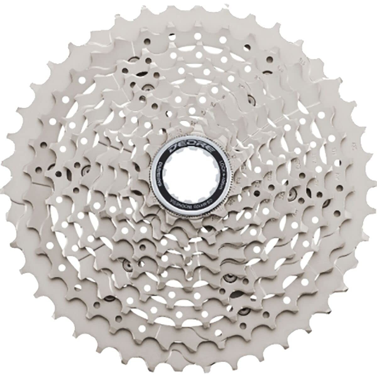 Cs-m4100 Deore Cassette – 10spd 11-46T, Silver