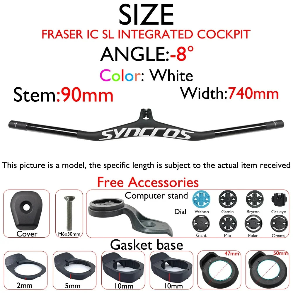 8/17/25 Degrees All Carbon Fiber XC/off-road Mountain Bike Handlebar 740mm