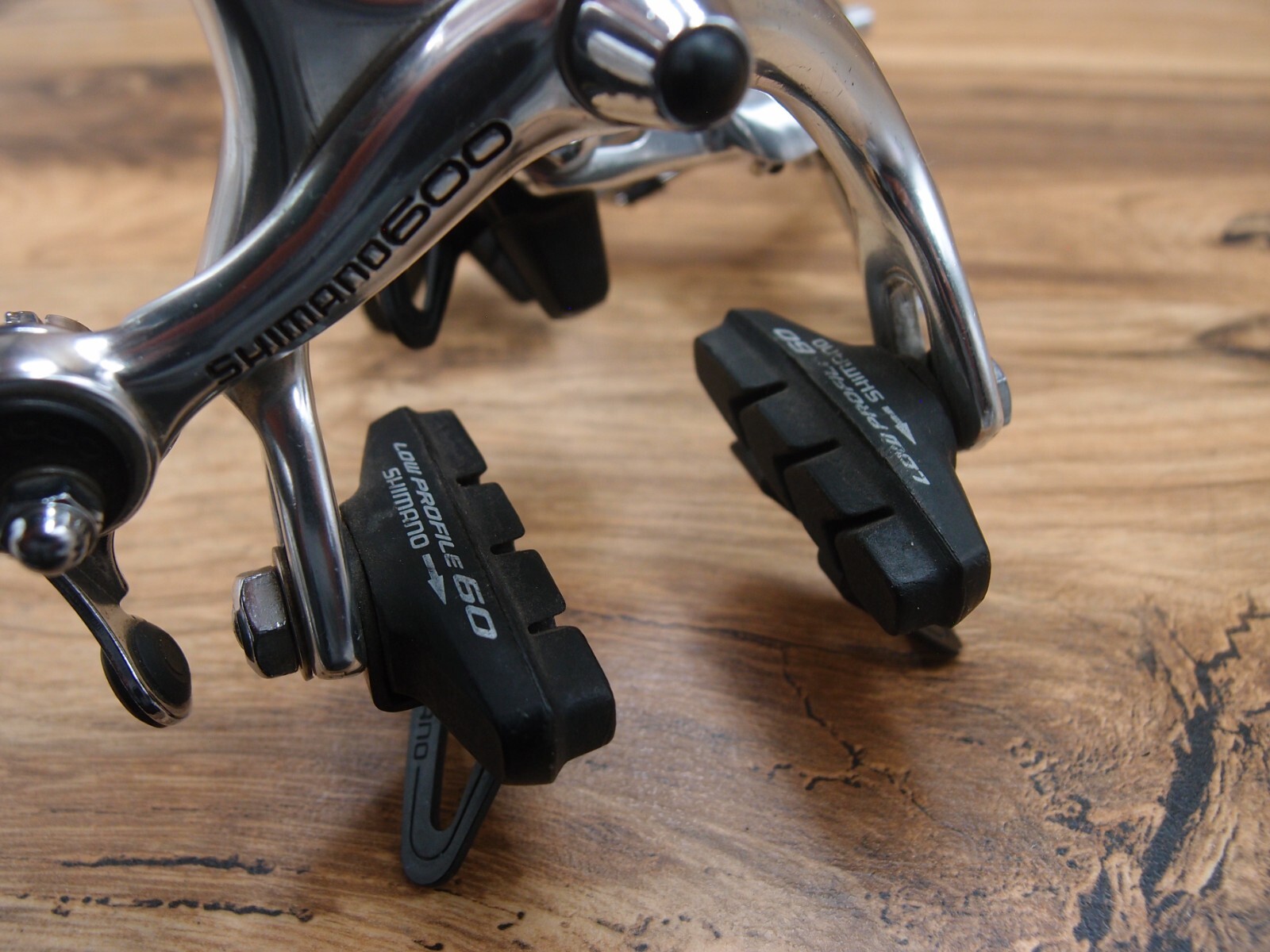 caliper side pull brakes Shimano 600 BR-6208 VIA Japan for road bike 1987