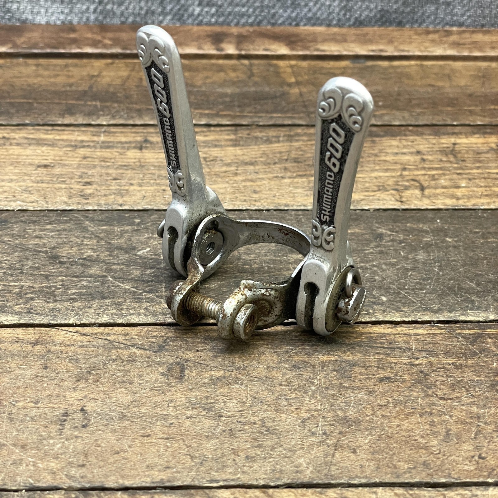 Vintage Shimano 600 Arabesque Downtube Friction Shifter Set Clamp 28.6 Road 70s