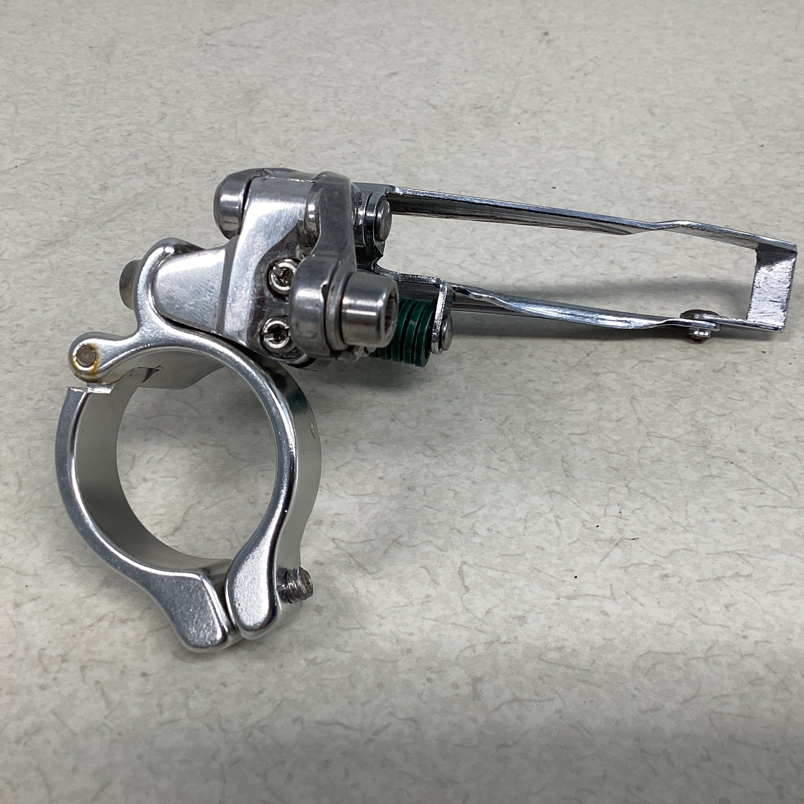 Sachs Quarz 31.8mm Bottom Pull Front Derailleur Braze On W/ Clamp Adapter