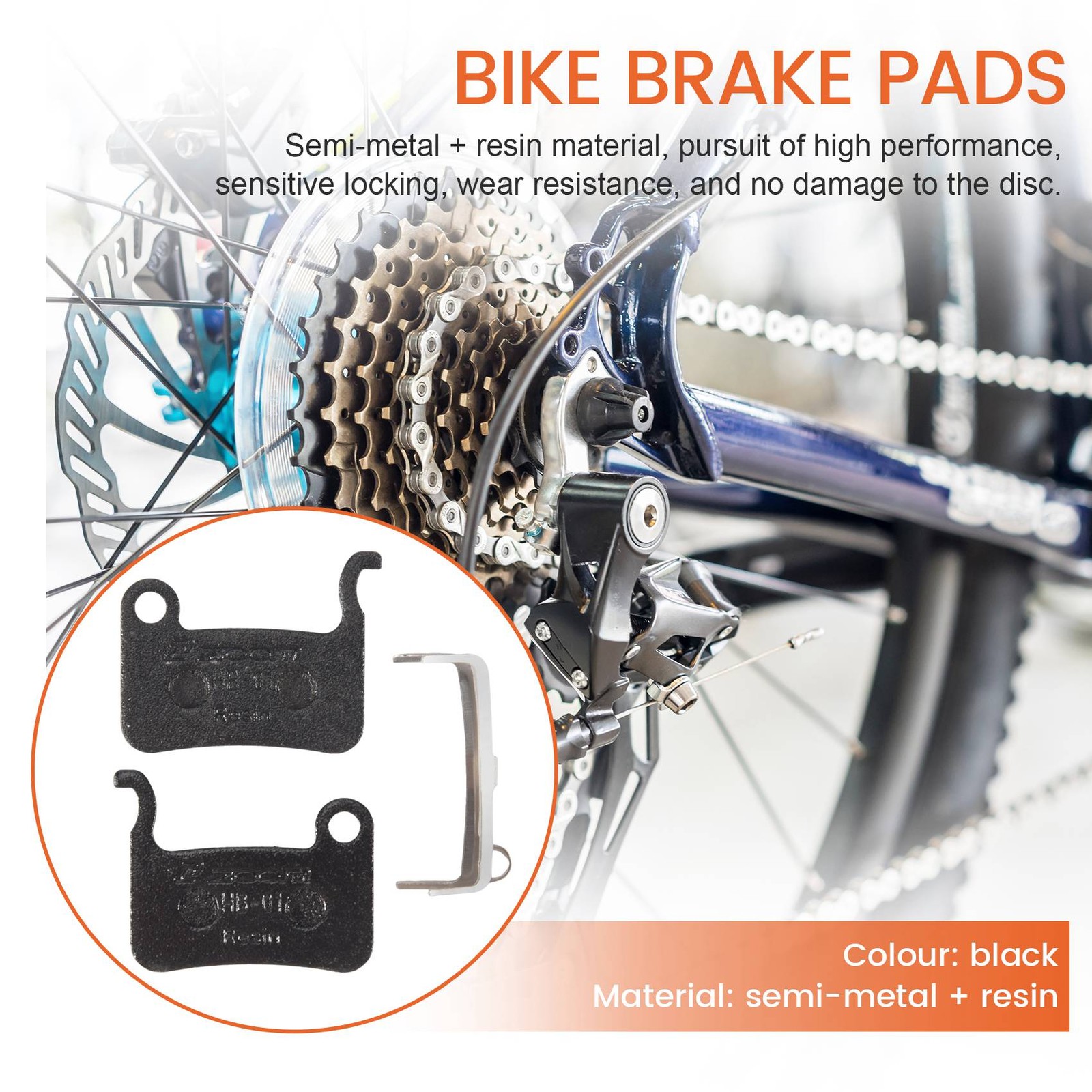 Brake Pads Hydraulic Disc Brake Metal Suitable for HB875, HB870, HB1007638