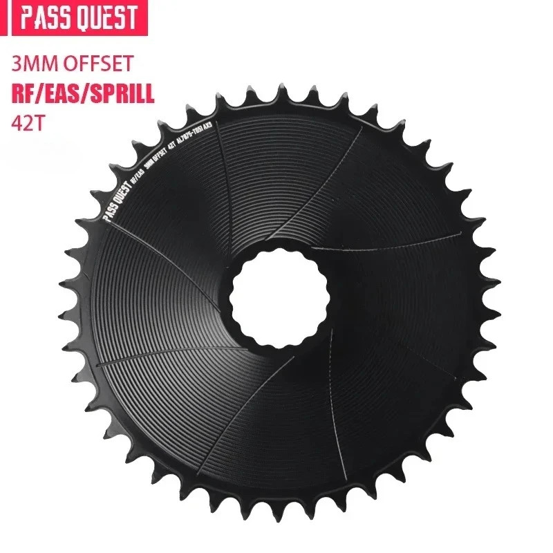 3mm Offset Direct Mounted Bicycle Chainring for Wide Narrow Teeth Chainwheel