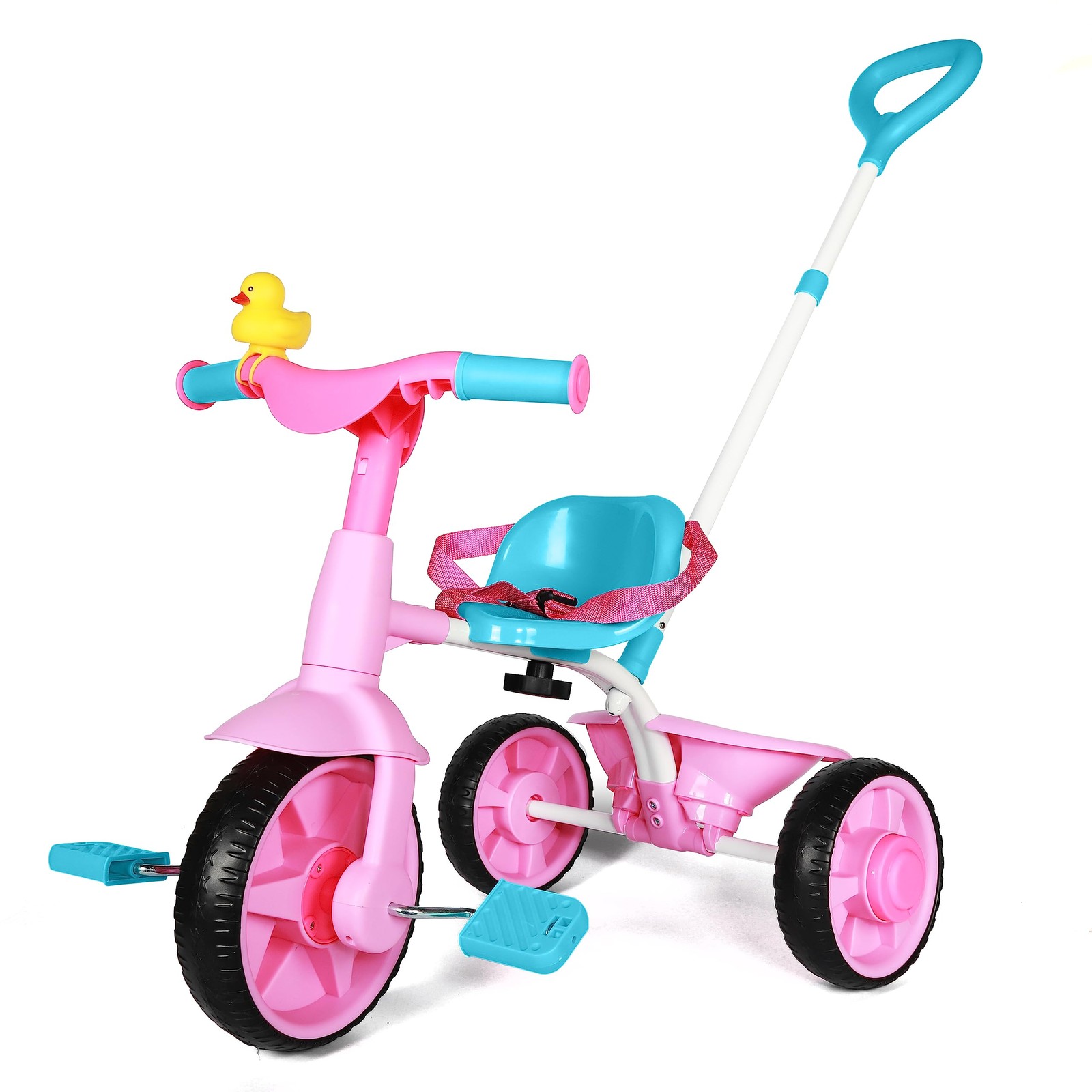 2 in 1 Tricycle from 18 Months to 3 Years, Kids Tricycle with Improved EvaRä…