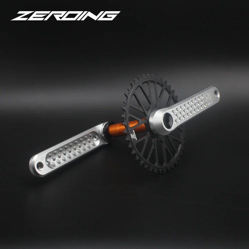 165/170/175mm Gravel Road Folding Bicycle Crankset with Single Chainring 40-46T