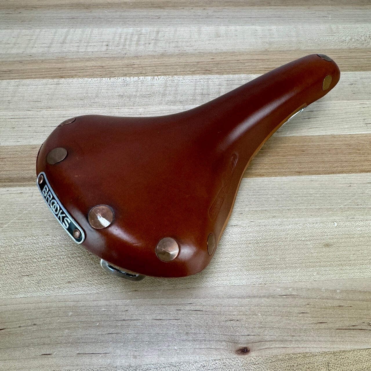 New! Brooks Swift Honey 7x7mm Steel Rails 153mm Bike Saddle MSRP $220