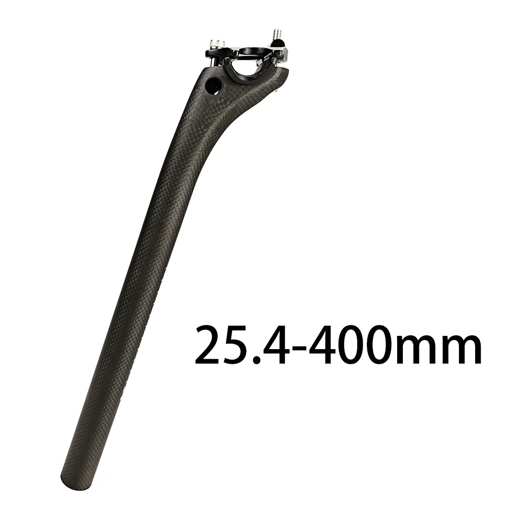 Full Carbon Fiber Bicycle Seatpost Road Bike Seat Tube 25.4/27.2/30.8/31.6mm