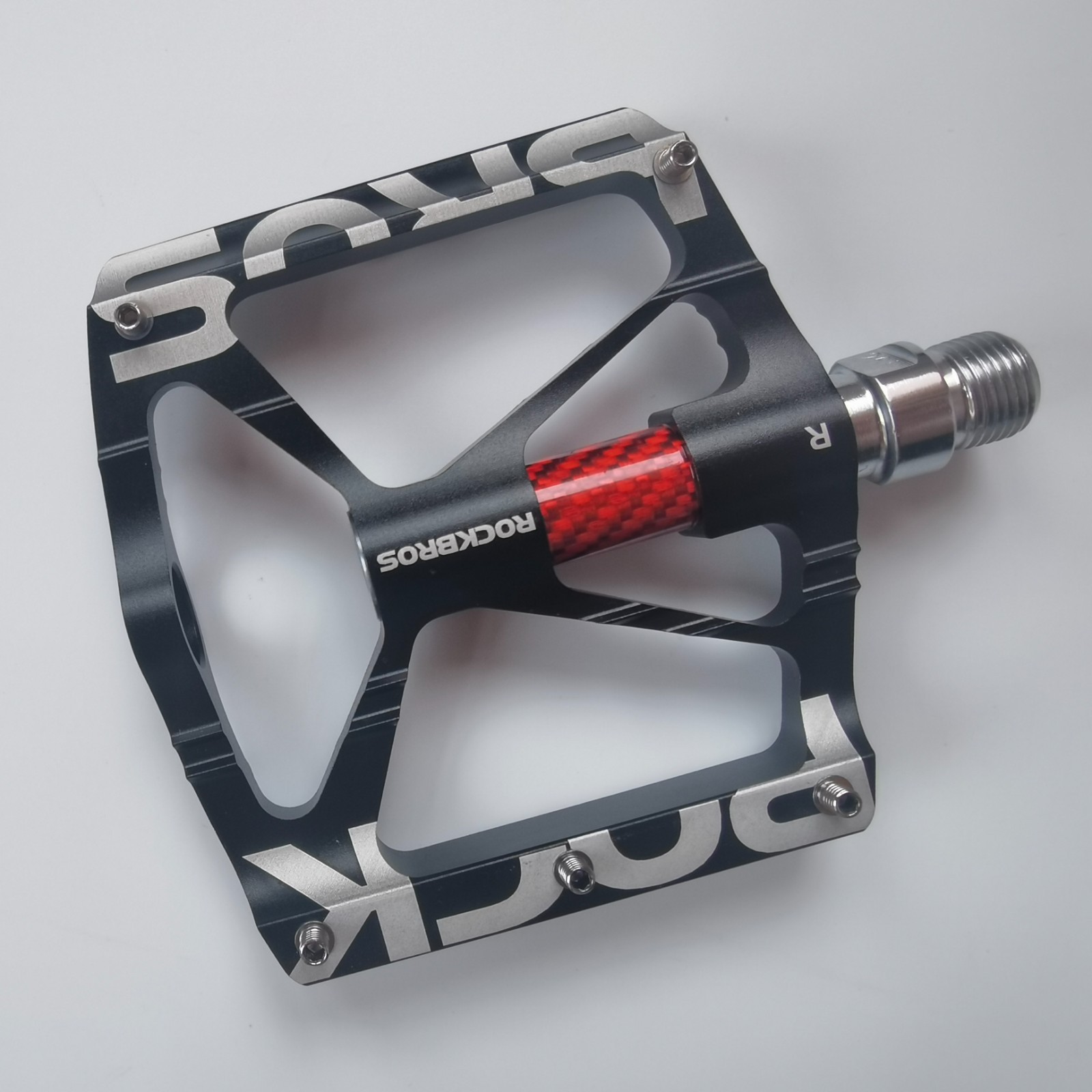 ROCKBROS Bike Pedals 9/16» Aluminum Alloy Bearing Non Slip Pedals Road Mountain