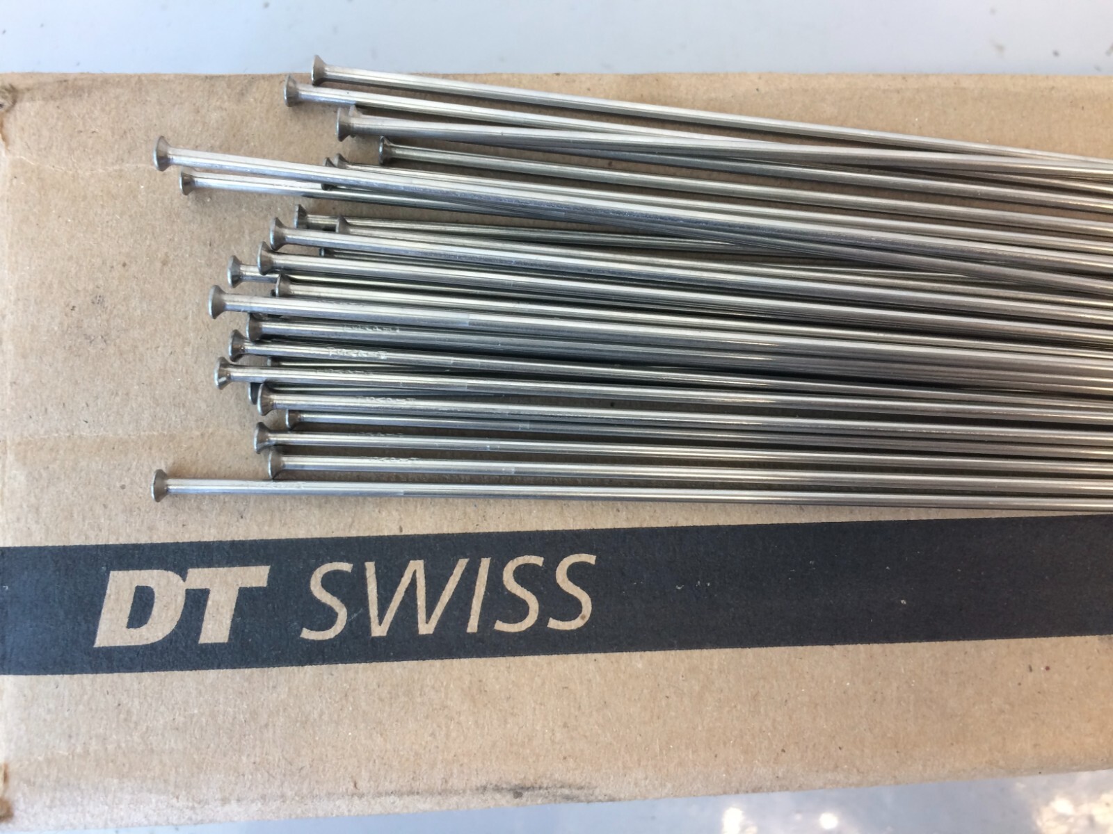 DT Swiss,Silver.Any Size 60-315mm.Direct(Straight)Pull.14G,16pc.Nipples Optional