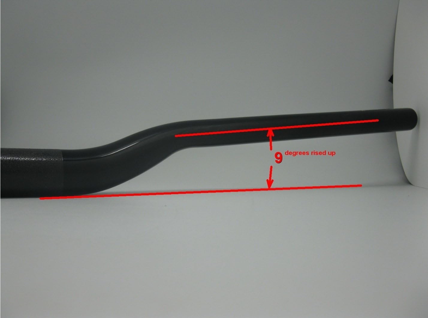 MTB Full Carbon riser Handlebar 185g Ud 31.8 670mm 6 Degrees Sweep AHB09 USA