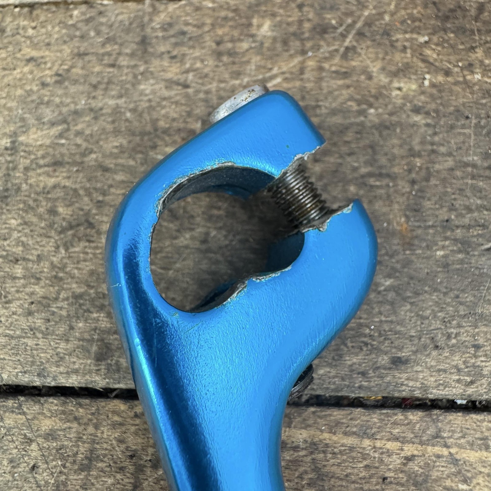 Vintage Tektro Brake Lever Extenders Alloy Blue 90s MTB BMX Bike PAT 80122