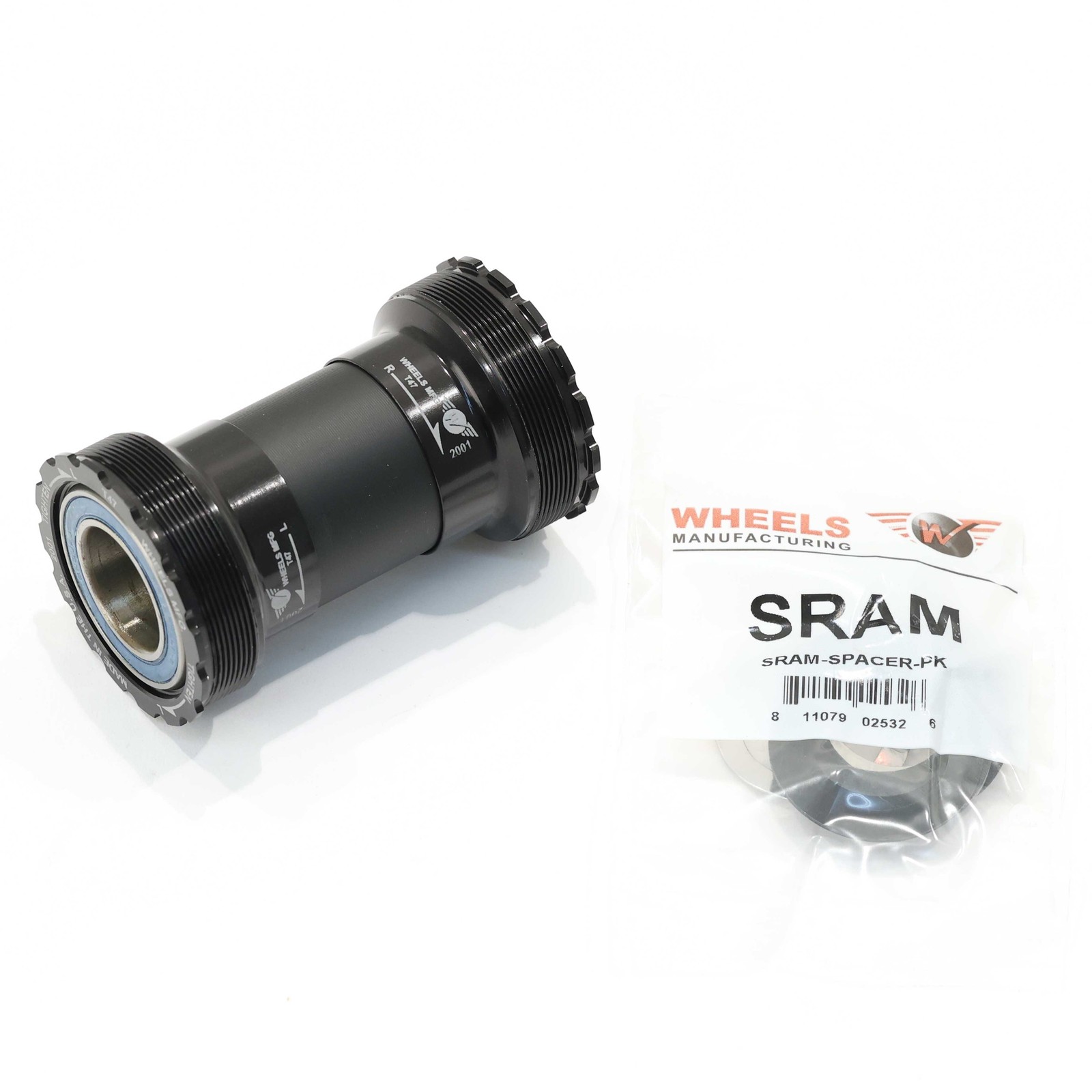 Wheels Manufacturing T47 Inboard Bottom Bracket, AC Bearing, 22/24mm GXP Spindle