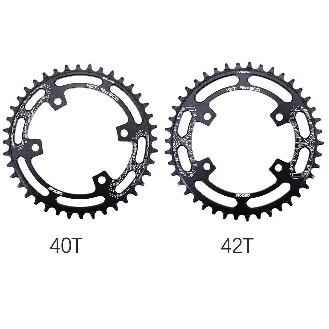 Deckas 96BCD Bike Chainring Round 32T-42T for Shimano M7000 M8000 M9000 M5100