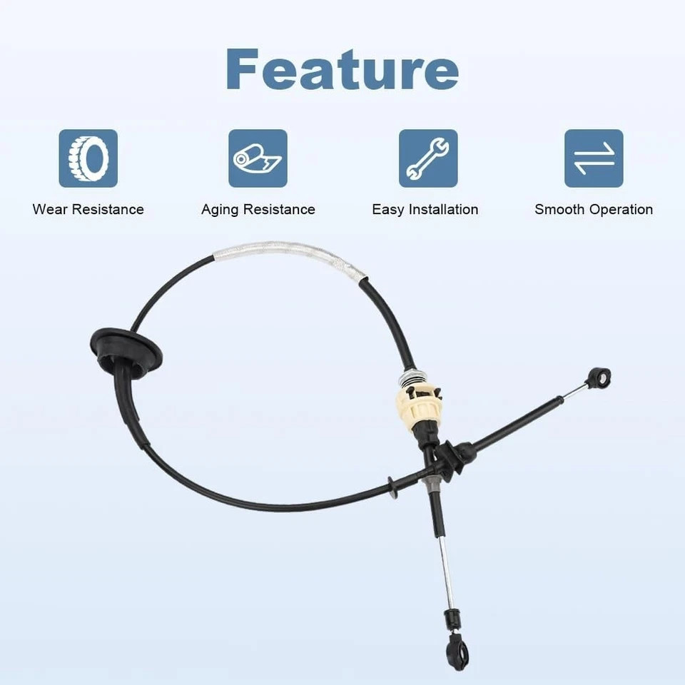 4L3Z-7E395-BA Gear Shift Cable for Ford F150 04-05 4.2L 4.6L 5.4L V8 Automatic