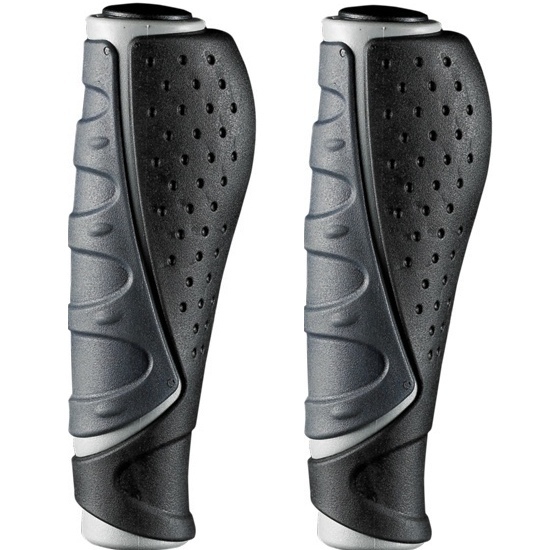 End Zone Ergonomic Comfy Bike Handlebar Grips 130mm Handlz Manoplas VLG-719AD3