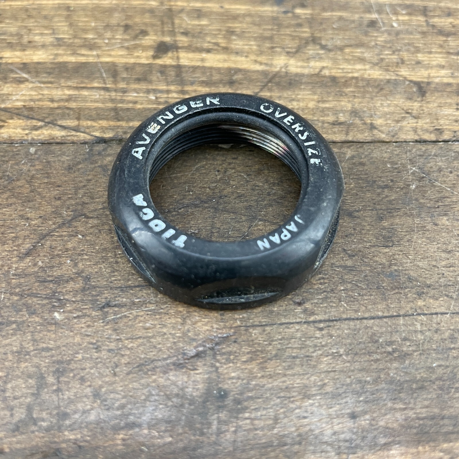 Tioga Avenger Headset Top Nut 1 1/8 in Threaded NOS Black 90s MTB Mountain Bike