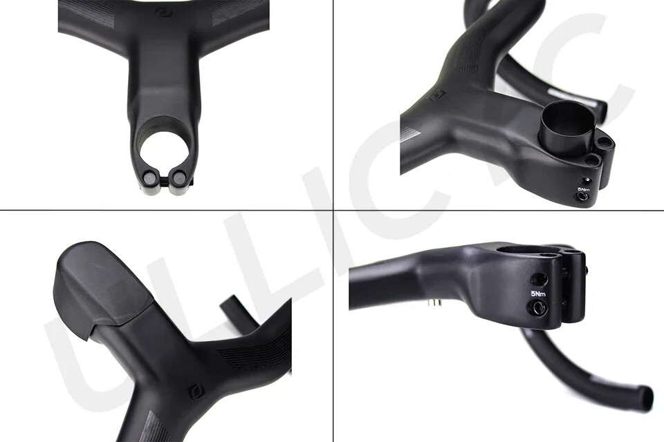 Carbon Road Bike Drop Bar Strong Internal Cable Aero 380/400/420/440mm 80-110mm