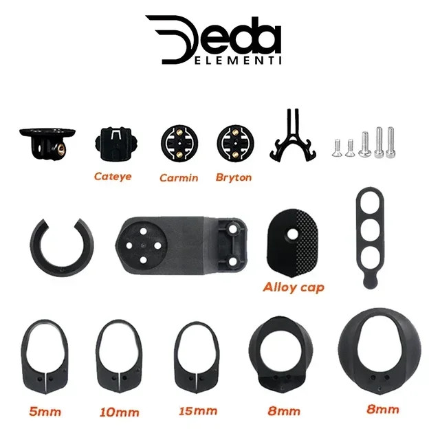 380-440mm Carbon Road Bike Internal Wiring Integrated Bar with Comput Holder