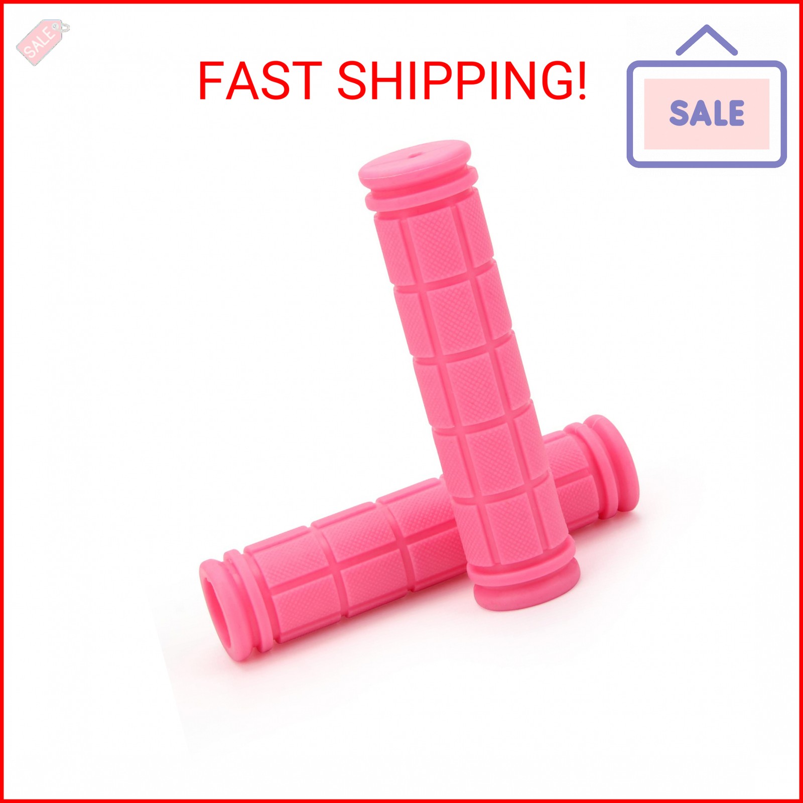 Coolrunner Bike Handlebar Grips, Bicycle Grips for Kids Girls Boys, Non-Slip Rub