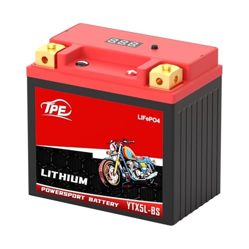 Lithium Battery 12V4AH 320CCA for Motorcycles & ATVs – Smart BMS, LCD YTX7L-BS
